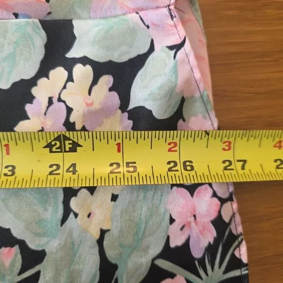 Vintage Gold Label Victoria’s Secret Floral Slip Camisole Lace Trim Lingerie L - Picture 7 of 7